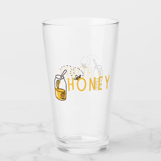 Honingglas Glas (Voorkant)