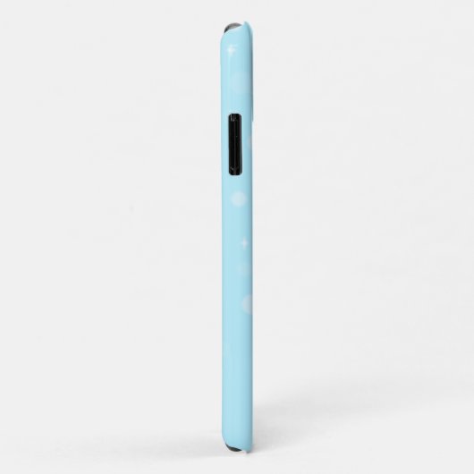 Honinghommel op zwart en lichtblauw Case-Mate iPhone case (Achterkant/rechts)