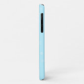 Honinghommel op zwart en lichtblauw Case-Mate iPhone case (Achterkant/links)