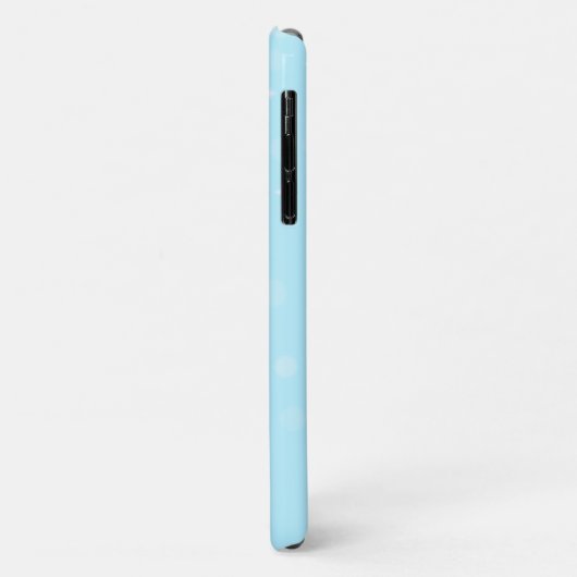 Honinghommel op zwart en lichtblauw Case-Mate iPhone case (Achterkant/links)