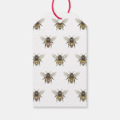 Honinglabel met  stijl bij cadeaulabel (Achterkant)