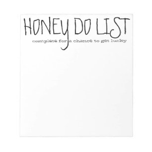 Honinglijst Notitieblok