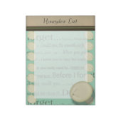 Honinglijst Notitieblok (Gedraaid)