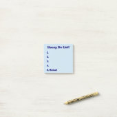 Honinglijst plaknotities post-it® notes (Op bureau)