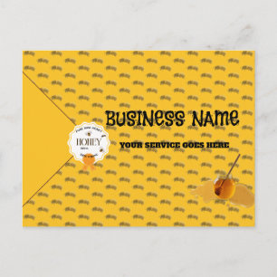 Honingpot Honingbij Imker Bijenstal Briefkaart