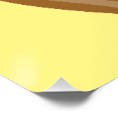 Honingpot Honingbij kwekerij Kinder kunst aan de m Perfect Poster (Hoek)