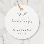 Honingpotje cadeau / Zaadpakket Bedankjes Labels (Achterkant)