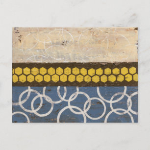 Honingraat Abstracte I Briefkaart