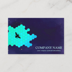 honingraat bij bijenHouder honingairist Visitekaartje