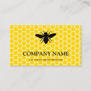 honingraat bij bijenHouder honingairist Visitekaartje