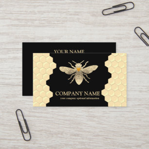  honingraat bij bijenHouder honingairist Visitekaartje