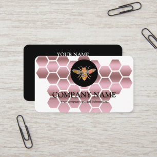 honingraat bij bijenHouder honingairist Visitekaartje