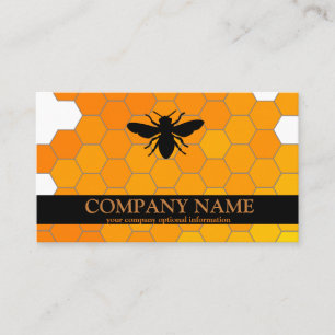 honingraat bij bijenHouder honingairisus Visitekaartje