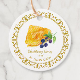 Honingraat Blackberry Honey Hang Label