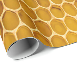 Honingraat Cadeaupapier