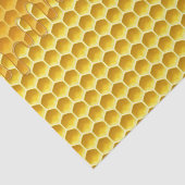 Honingraat druppelen met honing tissuepapier (Detail)