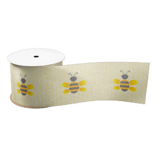 Honingraat en Bumble Bee Yellow Ribbon Lint