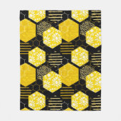 Honingraat! Fleece Blanket Deken (Voorkant)