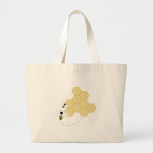 Honingraat Grote Tote Bag