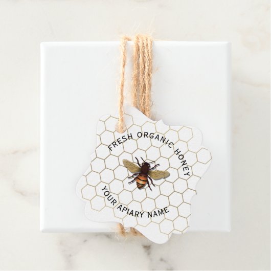 Honingraat Honingbij Bedankjes Labels (In situ)