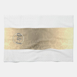 Honingraat Monogram Keukenhanddoeken