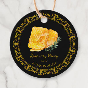 Honingraat Rozemarijn Geïnfundeerde Honey Hang La Bedankjes Labels