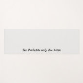 honingraat | Solid Color Cream 2 Persoonlijk Yogamat (Voorkant (horizontaal))