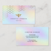 honingraatbij-logo visitekaartje (Voorkant / Achterkant)