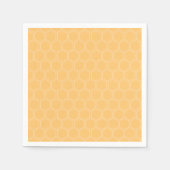 Honingraatpatroon hommel Baby shower Servet (Voorkant)