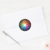 Honingraatspectrum Ronde Sticker (Envelop)