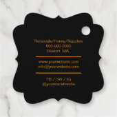 Honingverkoper - Bijenteler Bedankjes Labels (Achterkant)