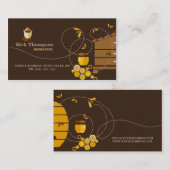 Honingverkoper/bijenteler Verkoper Winkelboer Visitekaartje (Voorkant / Achterkant)