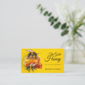 Honingverkoper - Bijenteler Visitekaartje (Staand voorkant)