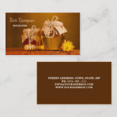 Honingverkoper/imker bietenboer visitekaartje (Voorkant / Achterkant)