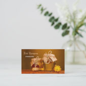 Honingverkoper/imker bietenboer visitekaartje (Staand voorkant)