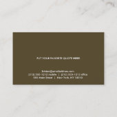 HONINGZUIGER VISITEKAARTJE (Achterkant)