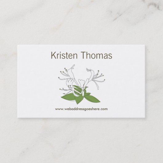 HONINGZUIGER VISITEKAARTJE (Voorkant)