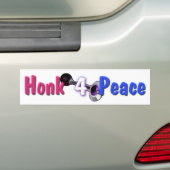 Honk 4 Vrede Bumpersticker (Op auto)