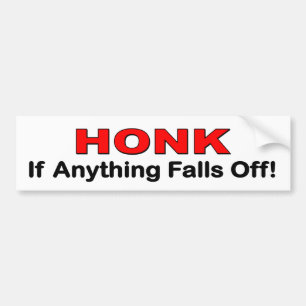 Honk als er herfsten zijn. grappig autodecal bumpersticker