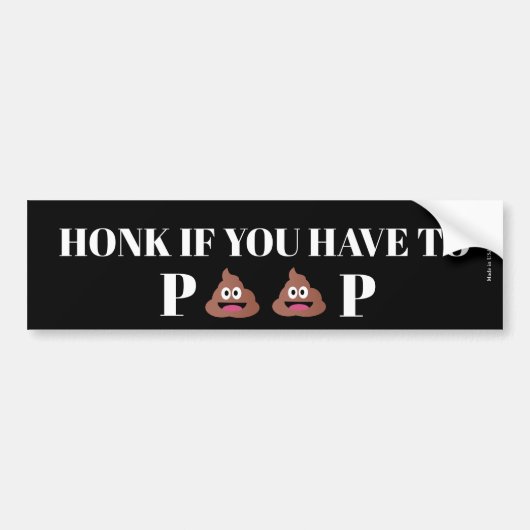 Honk als je Bumpersticker moet poetsen (Voorkant)