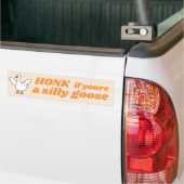Honk als je een Gekke gans bent Bumpersticker (Op Truck)