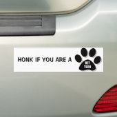 HONK ALS JE EEN VET TECH BENT! BUMPERSTICKER (Op auto)