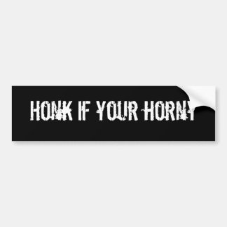 Honk als je geur bumpersticker
