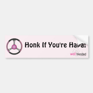 Honk als je Hapa Bumpersticker bent
