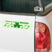 Honk als je Iers bent! Bumpersticker (Op Truck)
