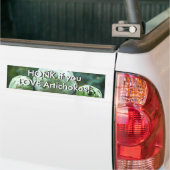 HONK als je van artisjokken houdt - Bumpersticker (Op Truck)