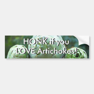 HONK als je van artisjokken houdt - Bumpersticker