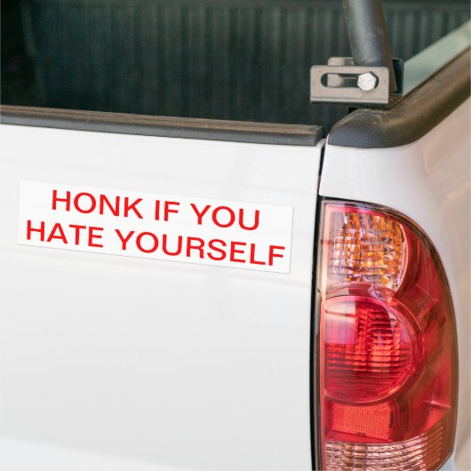 HONK ALS U UW Bumpersticker HEBT (Op Truck)
