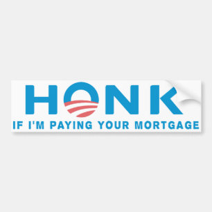 Honk Anti Obama Bumpersticker