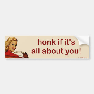 honk bumpersticker